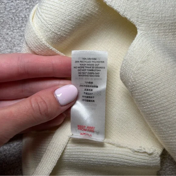 Adanola Crop Top and Biker Shorts Set Cream Size Small - Picture 7 of 14